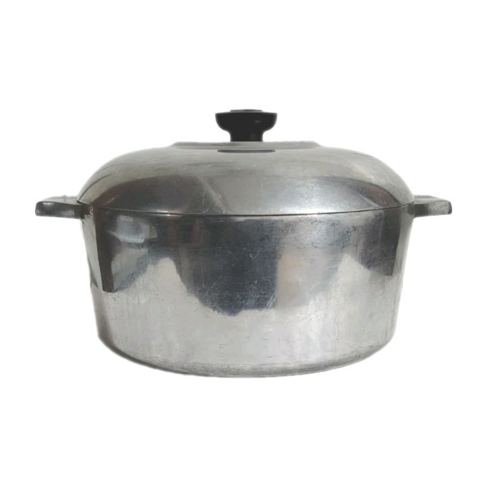 GHC Magnalite Cast Aluminum 5 Quart Dutch Oven Pot Roaster w/Lid USA 4.5 Liter